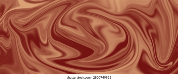 Smooth gradient swirling texture with warm reddishbrown and beige tones creating an organic marbled effect