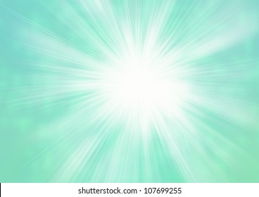 Smooth green abstract background