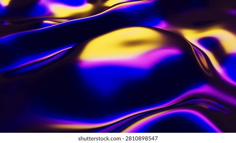 Smooth, liquid surface with vibrant hues. Captivating abstract background.