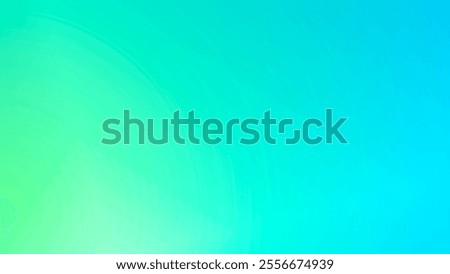 Smooth mint green gradient. Background of an aquamarine green, blue wall surface. Pleasant, cool peacock green color backdrop with vignette.Smooth blue green, arctic sea, mint seafoam gradient. 