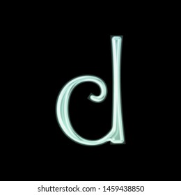 Smooth Teal Color Metallic Letter D Stock Illustration 1459438850 ...