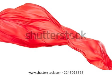 Smooth wave cloth background, 3d rendering. Digital drawing.