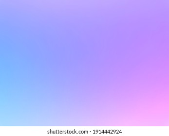 La suavidad de los colores pastel sobre el fondo de la gradación arcoiris se logra con una sutil combinación de azul, rosa, violeta, suave y hermosa.