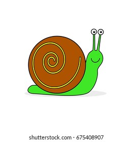 Snail Stock Illustration 675408907 | Shutterstock