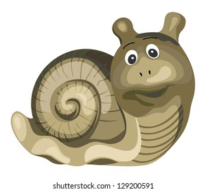 Snail. Raster version, vector file available in portfolio.