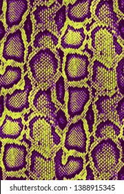 Snake Skin Pattern Texture Repeating. Animal Print.