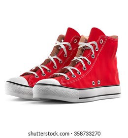 converse sneakers red