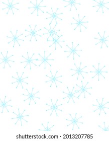Snow Flakes Background Blue Back Drop Christmas Vibes Decoration Winter Effect Snowflake