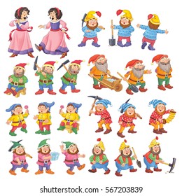 Seven Dwarfs Images Stock Photos Vectors Shutterstock