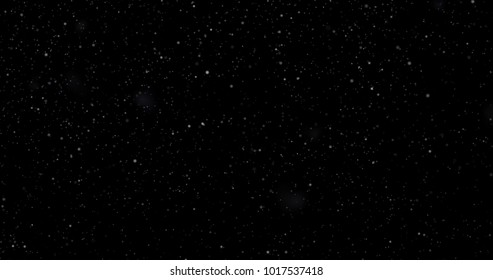 Snowfall on a black background. 3D rendering - Shutterstock ID 1017537418