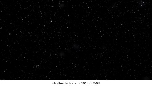 Snowfall on a black background. 3D rendering - Shutterstock ID 1017537508