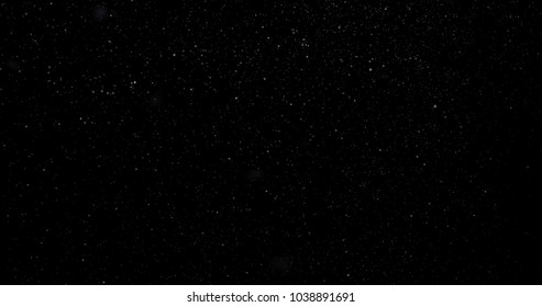 Snowfall on a black background. 3D rendering - Shutterstock ID 1038891691