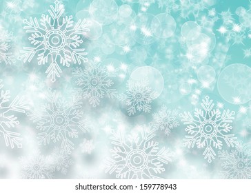 Snowflake Winter Background