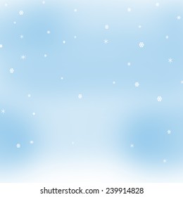 Snowflake Winter Sky Background
