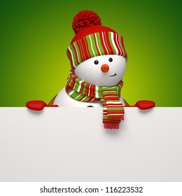 Snowman Banner