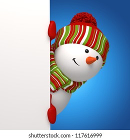 Snowman Banner