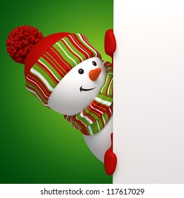 Snowman Banner