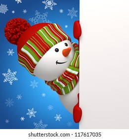 Snowman Banner