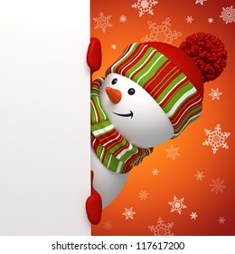 Snowman Banner