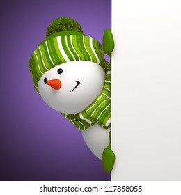 Snowman Banner