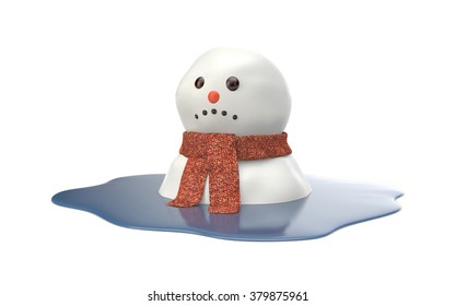 Snowman Melting