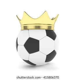 Soccer King Logo Design Element Stock Vector (Royalty Free) 588839957