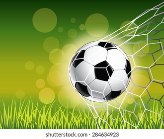 Soccer Ball Net Background Stock Illustration 284634923 | Shutterstock