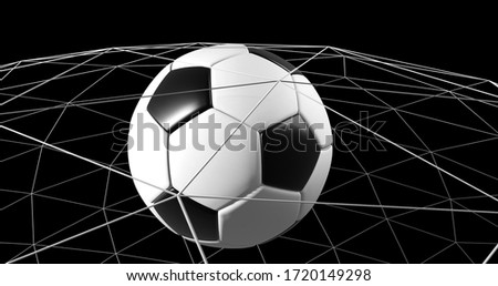 Similar – Image, Stock Photo High in the air Soccer