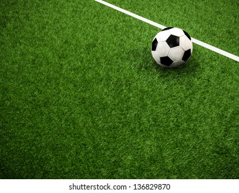 Soccer Ball on grass