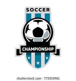 Soccer College Logo Stock Vector (Royalty Free) 724935202