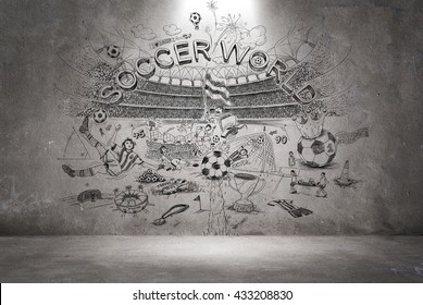 Soccer Doodle Wall