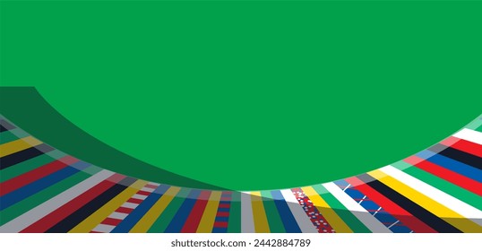 Soccer European championship. 2024 Abstract blue background soccer pattern Football pattern Europe Champion League award cup Soccer ball Winner world WIN Euro Finale Game Germany competition wallpaper - Powered by Shutterstock