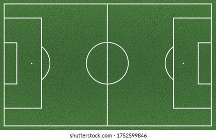 Football Field Soccer Field Green Grass Stock Vector (Royalty Free ...