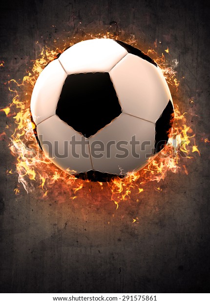 Soccer Football Sport Poster Flyer Background Stock Illustration