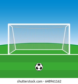 6,440 Soccer ball front goal Images, Stock Photos & Vectors | Shutterstock