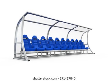 Soccer Player Bench