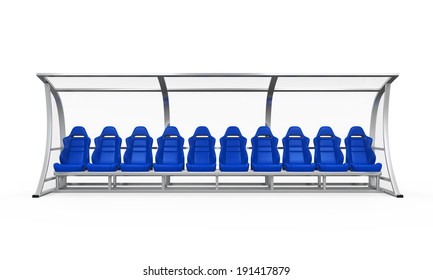 Soccer Player Bench