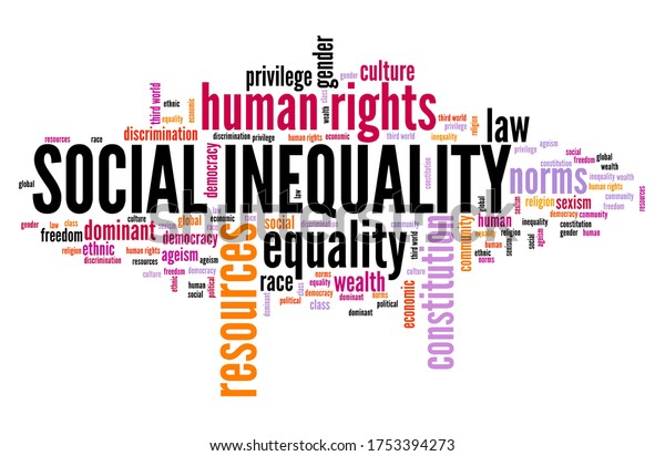 Social Inequality Concept Human Rights Issues Stock Illustration ...