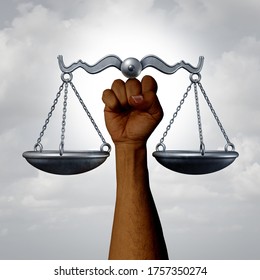 Social Justice And Equal Rights Awareness Concept As A Civil Liberties And Racial Equality Laws And Government Minority Policy Symbol With 3D Illustration Elements.