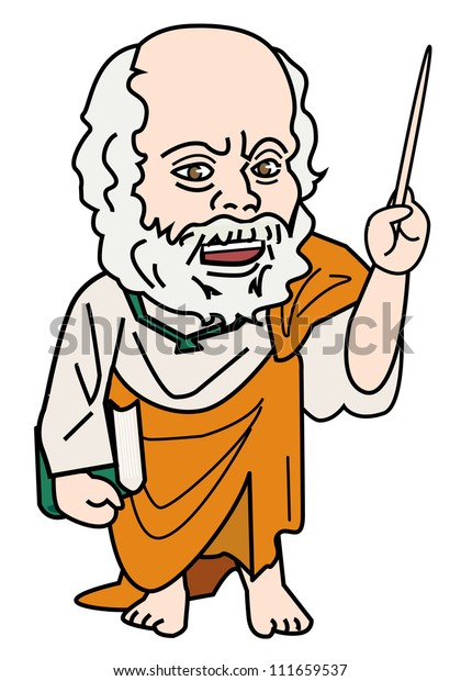 Socrates Lecture Stock Illustration 111659537