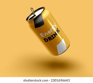 Soda Can Mockup Psd Beverage Product Packaging