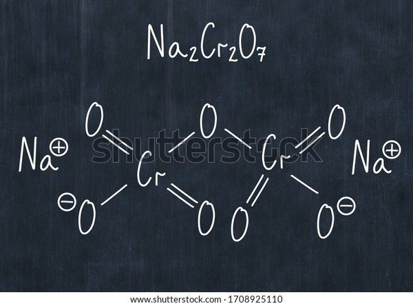 Sodium Dichromate Formula Handwritten Chemical Formula Stock Illustration 1708925110 Shutterstock 4952