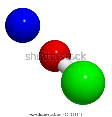 Sodium Hypochlorite Na O Cl Chemical Structure Na O Cl Stock ...