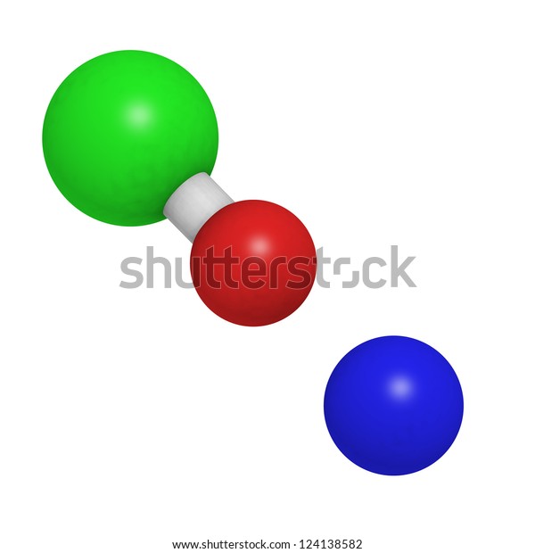 Sodium Hypochlorite Naocl Chemical Structure Naocl Ilustrações Stock 124138582 Shutterstock