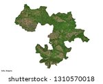 Sofia, Bulgaria Map (3D illustration)