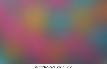 A soft, abstract background featuring a blend of vibrant pink, teal, and yellow colors, creating a dreamy and ethereal effect.