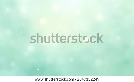 Soft abstract background with subtle light green and blue gradient sparkles
