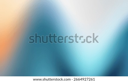 A soft, abstract gradient background featuring blending blues, teal, and hints of orange.