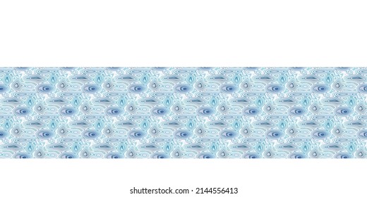 Soft Blu Water Puddle Border Pattern Stock Illustration 2144556413 ...