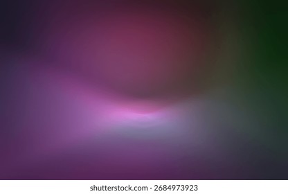 A soft, blurred abstract background featuring a gradient of deep purple and magenta, with a bright, luminous pink center that appears to swirl. The edges fade into darker tones
